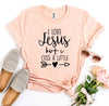 I Love Jesus But I Cuss a Little T-shirt by T-Shirt Crazed