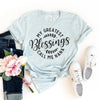 My Greatest Blessings Call Me Nana T-shirt by T-Shirt Crazed