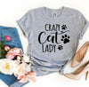 Crazy Cat Lady T-shirt by Furr Baby Gifts