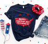 Happy Forth of July T-shirt by T-Shirt Crazed