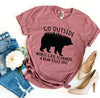 Go Outside T-shirt by T-Shirt Crazed