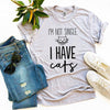 I'm Not Single I Have Cats T-Shirt by Furr Baby Gifts