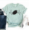 Football Heartbeat T-shirt by T-Shirt Crazed