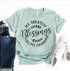 My Greatest Blessings Call Me Grandma T-shirt by T-Shirt Crazed