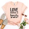 Love Makes a Family T-shirt by T-Shirt Crazed