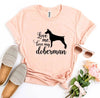 Love Me Love My Doberman T-Shirt by Furr Baby Gifts