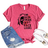 I'm Nicer Than My Face Looks T-shirt by T-Shirt Crazed