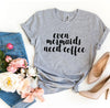 Even Mermaids Need Coffee T-shirt by T-Shirt Crazed