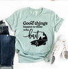 Good Things Happen To Those Who Bait T-shirt by T-Shirt Crazed