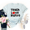 Teach Love Inspire T-shirt by T-Shirt Crazed
