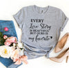 Every Love Story Is Beautiful T-shirt by T-Shirt Crazed