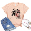 I'm Nicer Than My Face Looks T-shirt by T-Shirt Crazed