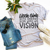 Little Girls With Dreams T-shirt by T-Shirt Crazed