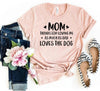 Mom Thanks For Loving Me As Much As Dad Loves the Dog T-Shirt by Furr Baby Gifts