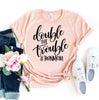 Double The Trouble T-shirt by T-Shirt Crazed