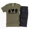 Peace Love Equality T-shirt by T-Shirt Crazed