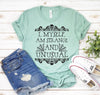 I Myself Am Strange And Unusual T-shirt by T-Shirt Crazed