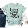 Blessed Stressed & Beer Obsessed T-shirt by T-Shirt Crazed