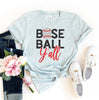 Baseball Y'all T-shirt by T-Shirt Crazed