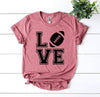 Love Football T-shirt by T-Shirt Crazed
