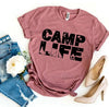 Camp Life T-shirt by T-Shirt Crazed