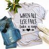 When All Else Fails Take a Nap T-shirt by T-Shirt Crazed