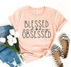 Blessed And Dog Obsessed T-Shirt by Furr Baby Gifts