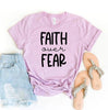 Faith Over Fear T-shirt by T-Shirt Crazed