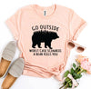 Go Outside T-shirt by T-Shirt Crazed