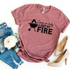 Come On Baby Light My Fire T-shirt by T-Shirt Crazed