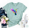 Humming Bird T-shirt by T-Shirt Crazed