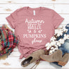 Autumn Breeze And Pumpkins Please T-shirt by T-Shirt Crazed