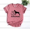 Love Me Love My Doberman T-Shirt by Furr Baby Gifts