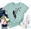 Feather Bird T-shirt by T-Shirt Crazed
