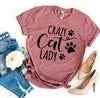 Crazy Cat Lady T-shirt by Furr Baby Gifts