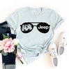 Jeep Glasses T-shirt by T-Shirt Crazed