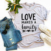 Love Makes a Family T-shirt by T-Shirt Crazed