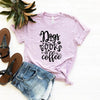 Dogs Books Coffee T-Shirt by Furr Baby Gifts