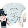 Faith Can Move Mountains T-shirt by T-Shirt Crazed