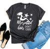 Mermaid Hair Don't Care T-shirt by T-Shirt Crazed