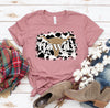 Howdy Cow T-shirt by T-Shirt Crazed