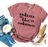 Embrace The Unknown T-shirt by T-Shirt Crazed
