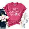 Easily Distracted By Dogs T-shirt by T-Shirt Crazed