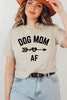 Dog Mom Af T-shirt by T-Shirt Crazed