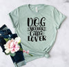 Dog Mother Coffee Lover T-Shirt by Furr Baby Gifts