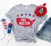 One Nation America T-shirt by T-Shirt Crazed