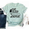 Eat Sleep Hockey Repeat T-shirt by T-Shirt Crazed