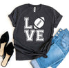 Love Football T-shirt by T-Shirt Crazed