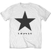 David Bowie Blackstar on White [T-Shirt] by Rock Band Apparel