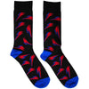 David Bowie Flash Pattern [Socks] by Rock Band Apparel